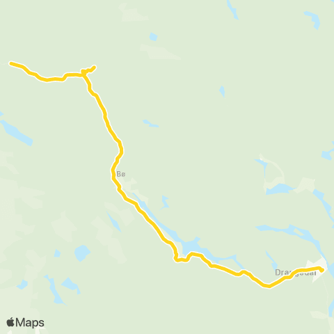 Farte Drangedal-Dale map