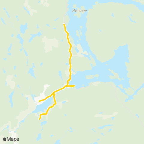 Farte skoleruter Kroken skole map