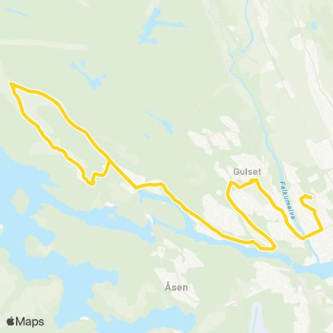 Farte Gulset-Skotfoss-Dalsbygda map