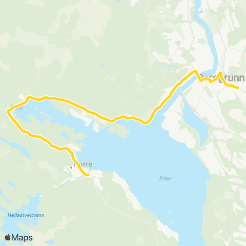 Farte Porsgrunn-Herre map