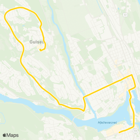 Farte Gulset-Skien-Klosterøya map