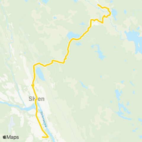 Farte Siljan-Skogmo map