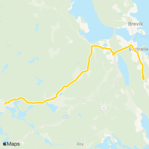 Farte Bamblevann-Stathelle-Grasmyr map