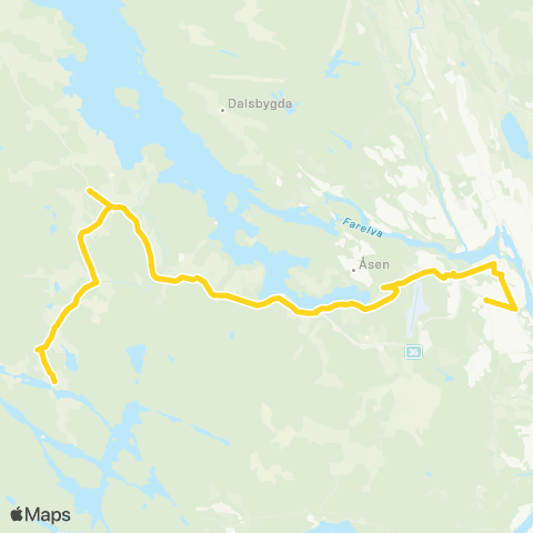 Farte Melum-Skien map
