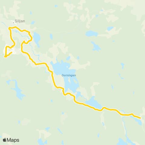 Farte Svartangen-Austad-Siljan map
