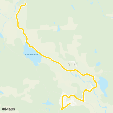 Farte Hogstad-Siljan map