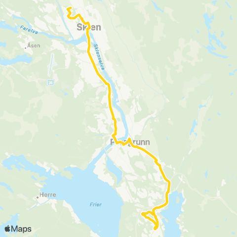 Farte Falkum-Skjelsvik map