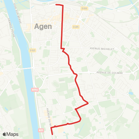 Tempo Dimanche soir : ENAP - Gare map