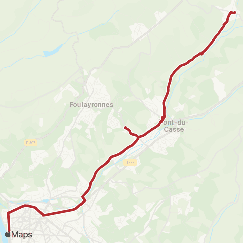 Tempo Bajamont - Gare / Latour map