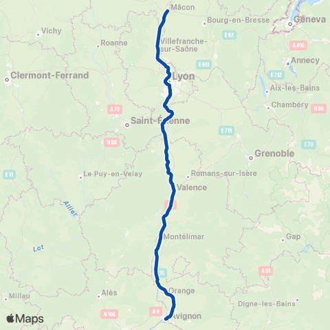 TER Auvergne-Rhône-Alpes Auvergne-Rhône-Alpes map