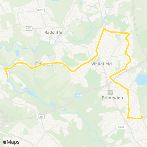 Bee Network Kearsley Hall Rd - St Monica's HS map