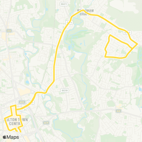 Bee Network Bolton Interchange - Bolton Interchange map