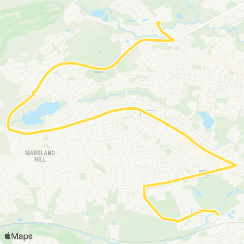 Bee Network Mayor Street - Smithills High School map