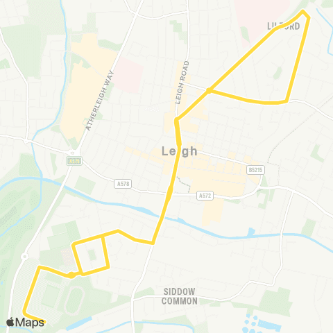 Bee Network Leigh College - Leigh College map