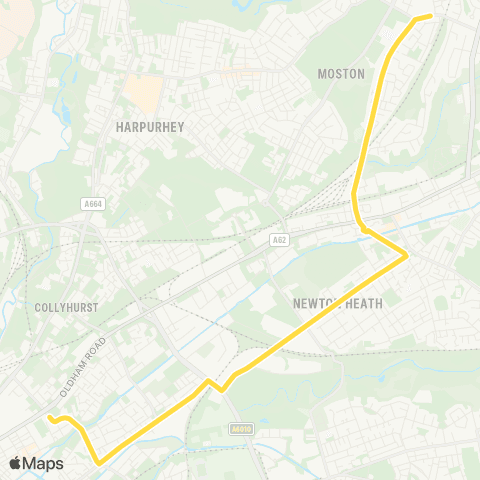 Bee Network St Matthew's High School - Garforth Av map