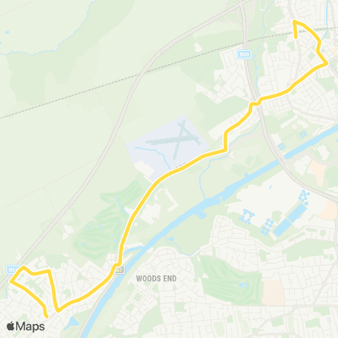Bee Network St Patrick's HS - Moorfield Close map