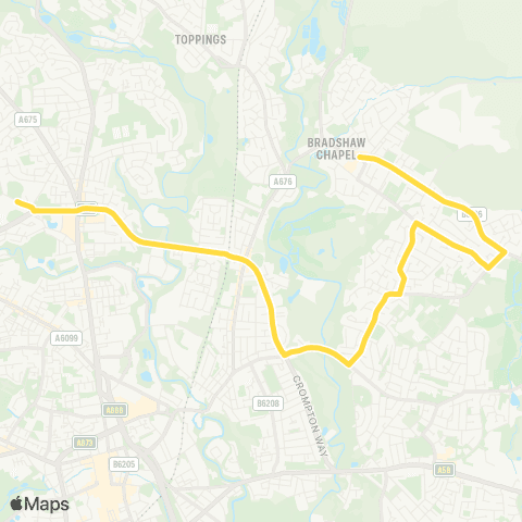 Bee Network Thornleigh Salesian Coll - Tottington Rd map