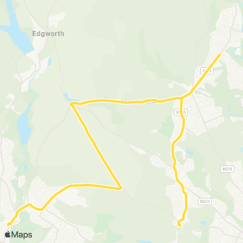 Bee Network Canon Slade HS - Walshaw War Mem map