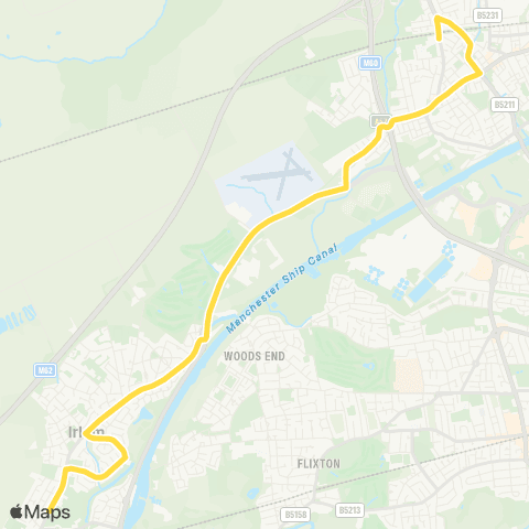 Bee Network St Patrick's High School - Lathom Road map