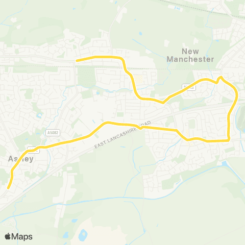 Bee Network St Mary's High School - Hough Lane map