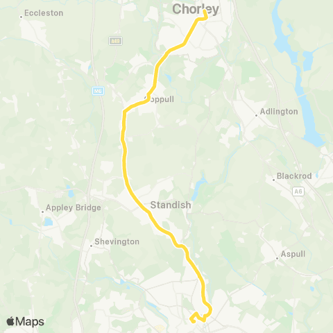 Bee Network Bus Station - Wigan Bus Station map