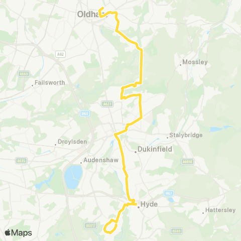Bee Network Blue Coat School - Sunningdale Road map