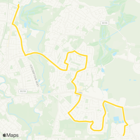 Bee Network Canon Slade High School - Boundary St map