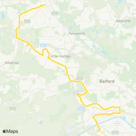 Bee Network Bolton Interchange - The Trafford Ctr Bus Sta map