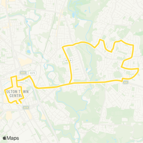 Bee Network Bolton Interchange - Bolton Interchange map