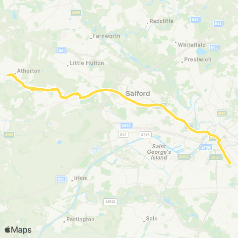 Bee Network Market St - Manchester Royal Infirmary map