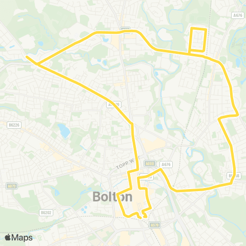 Bee Network Bolton Interchange - Bolton Interchange map