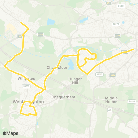Bee Network St Joseph's High School - Bolton College map
