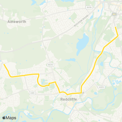Bee Network Parliament Street - Aldford Grove map