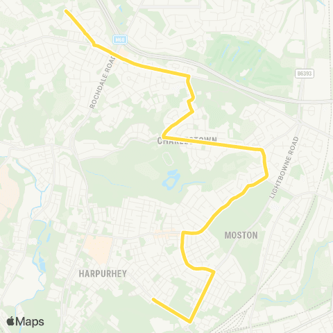 Bee Network Our Lady's High School - Holmfield Av map
