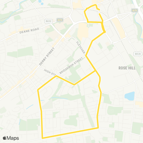 Bee Network Bolton Interchange - Bolton Interchange map