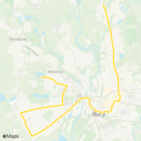 Bee Network Elton High School - Walmersley Road map