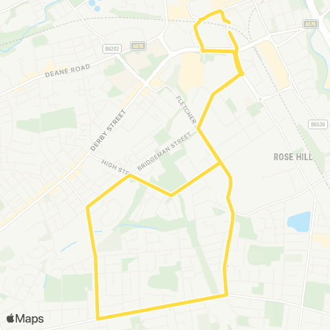 Bee Network Bolton Interchange - Bolton Interchange map