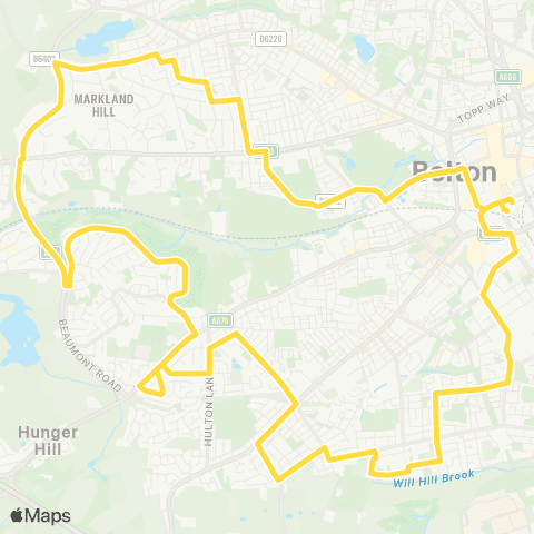 Bee Network Bolton Interchange - Bolton Interchange map