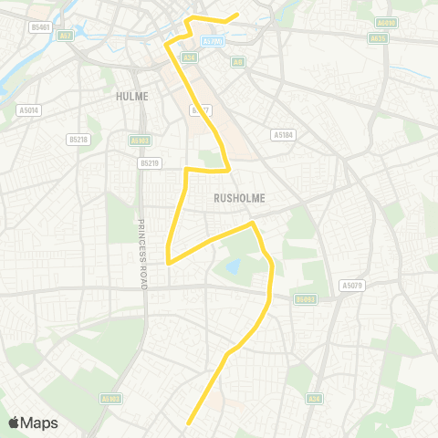 Bee Network Central Road - Travis Street map