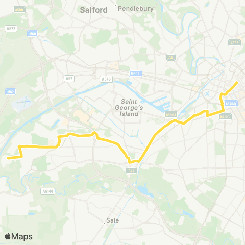 Bee Network Towns Gate - Piccadilly Gardens map