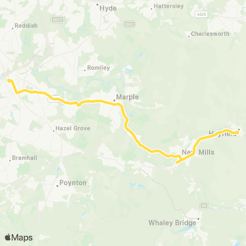 Bee Network Stockport Interchange - Bus Station map