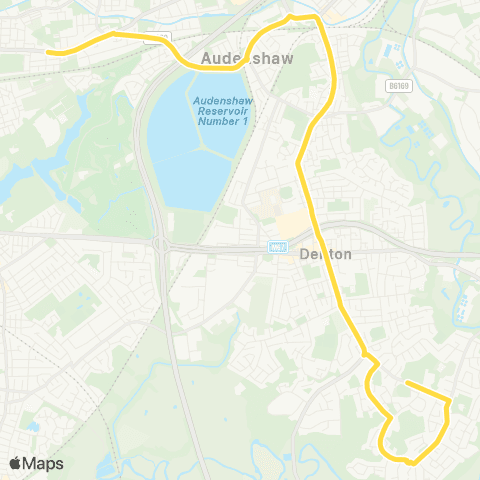 Bee Network Ashbrook Street - Vaudrey Lane map