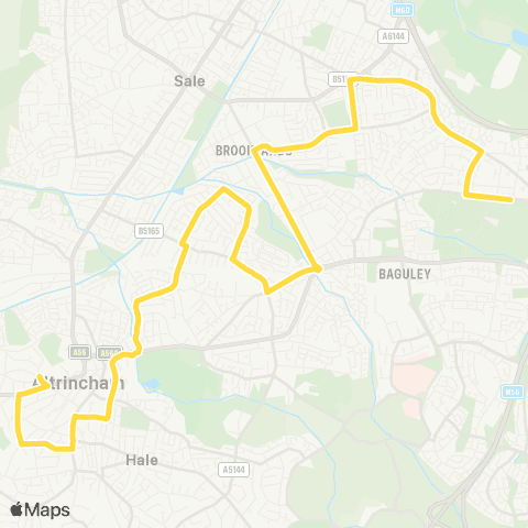 Bee Network Rackhouse Road - Loreto Grammar School map