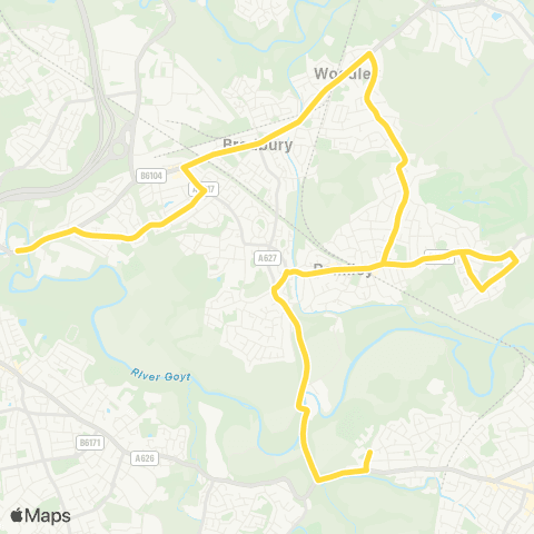 Bee Network Marple Hall School - Vernon Park map