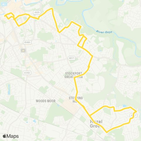 Bee Network Stockport Interchange - Stockport Interchange map