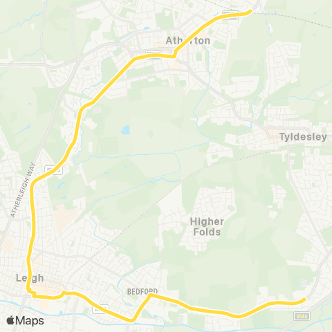 Bee Network St Mary's High School - Marlborough Road map