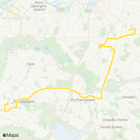 Bee Network Maida Street - Loreto Grammar School map