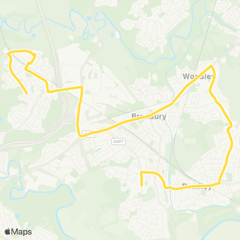Bee Network Exmouth Avenue - Harrytown High School map