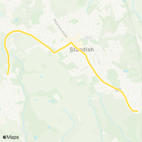 Bee Network Shevington High School - Boar's Head map