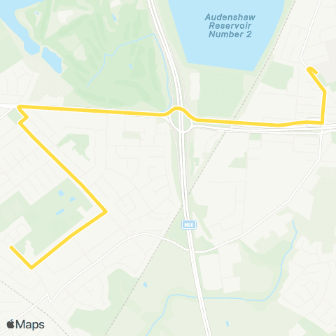 Bee Network Dane Bank School - Denton CC map